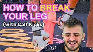 Savvas RESPONDS! A deeper look into the inside Calf Kick Video | Bangtao Muay Thai & MMA