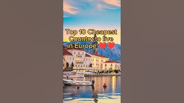 Top 10 Cheapest Country To Live In Europe Comfortably #top #top10 #shorts #short #shortvideo
