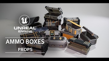 Ammo Boxes Props Unreal Engine Asset