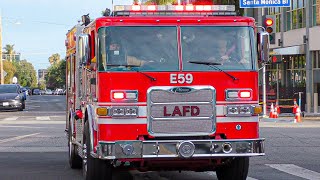 LAFD Engine 59 Responding 