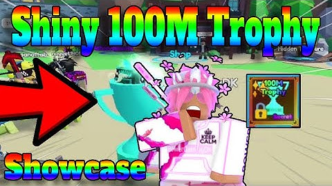 SHOWCASING SHINY 100M TROPHY NEW SECRET PET