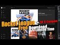 PLAYING ROCKET LEAGUE FREE FROM EPIC GAMES!! DOWNLOAD FAST | NikFlick