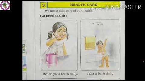 Std - KG 2 Sub - E.V.S Lesson 3 Health care & Lesson 4 Cleanliness 👇👇