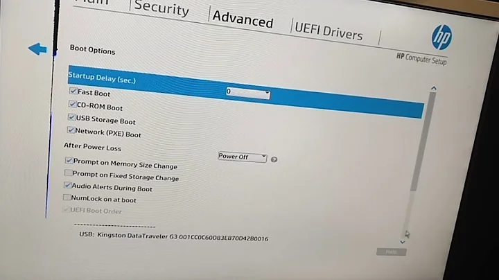How to enter BIOS and change secure boot order HP prodesk 600 G3