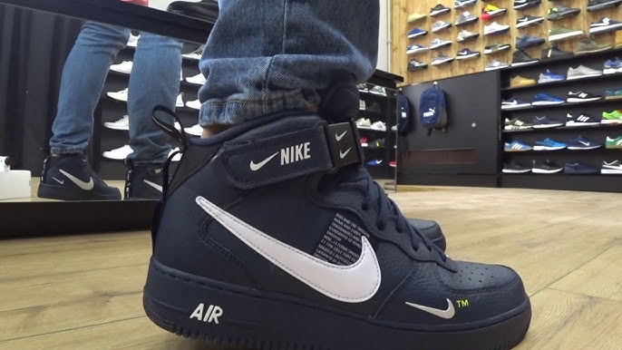 Nike Air Force 1 Low Utility Black White  Nike shoes air force, Nike air  shoes, White nike shoes