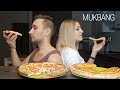 МУКБАНГ - ПИЦЦА, 4 СЫРА и КЛАССИЧЕСКАЯ / Тема - ИЗМЕНЫ / mukbang, НЕ ASMR