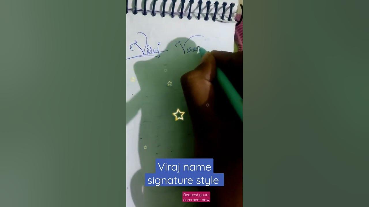 Viraj Name Signature Style Viraj Name Sign Idea Viraj Name Signature
