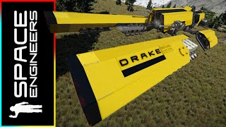 The Drake Dragonfly SC Jet Bike! - Space Engineers