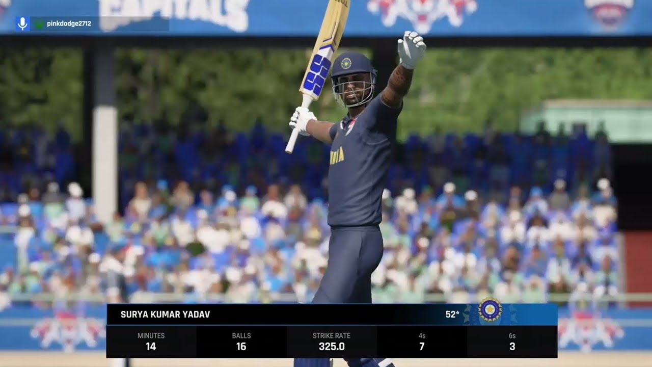 Suryakumar Yadav Blistering Half Century | Cricket 24 Online | Five Over Match