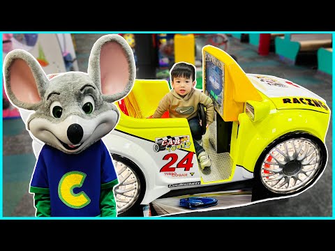 Chuck E Cheese Family Fun With Indoor Rides And Games For Kids!