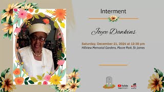 Interment Service for Joyce Dawkins