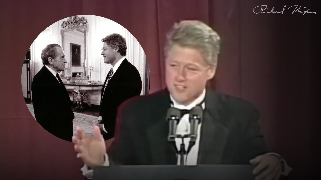 Clinton's Unexpected Tribute to Nixon — One Day After His Death (1994)
