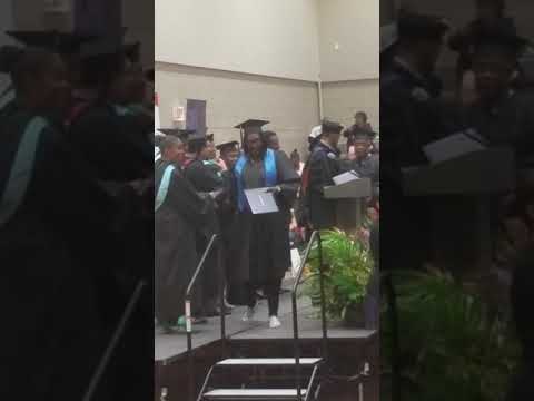 Rena's graduation ceremony (Kennedy King College)