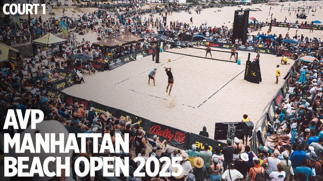 2025 Manhattan Beach Open - Court 1 | 3 Schalk/Shaw vs 2 Ta. Crabb/TS Sander