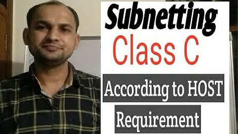 part-2 | Subnetting class C | According to Host requirement in Hindi
