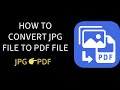 How to convert jpg file to pdf  #viralvideo #tricks #jpgtopdf #computerhacks #useful #youtube
