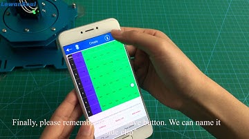 Lesson 11 How to program the action group through phone app