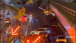 Sinkhole in Tel Aviv Ayalon highway! - September 17, 2022 19:41