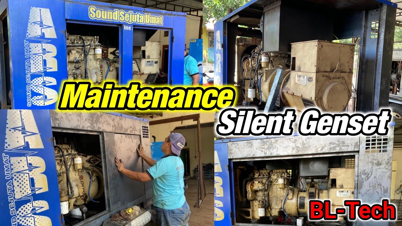 Maintenance Silent Genset ARS Production - BL Tech - YouTube