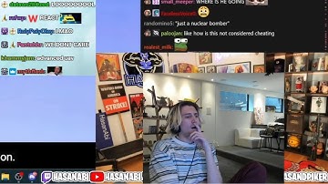xQc Clicks on Hasan