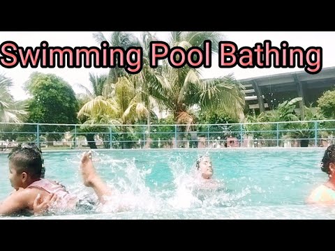 Swimming Pool Bathing || Bathing || #bathing