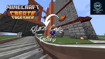 I built a Blaze Cake Factory | Minecraft Create #7 | The Entertainment Studios