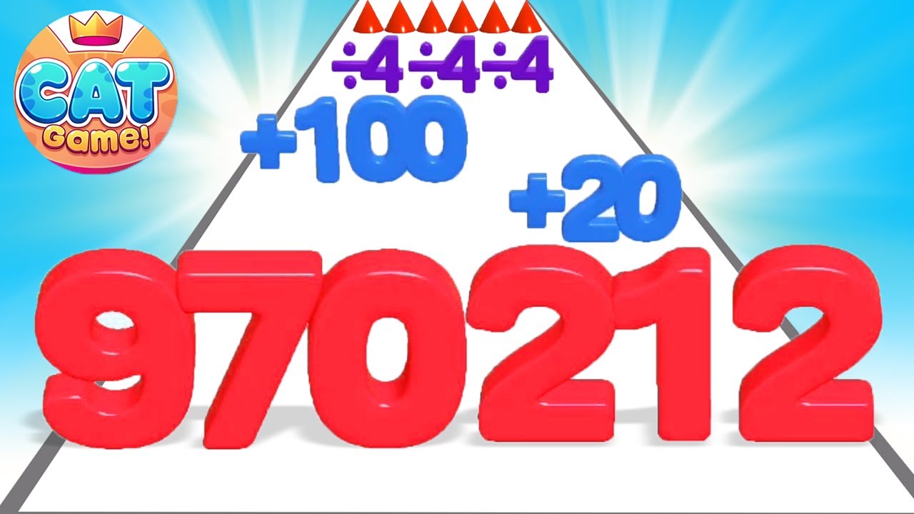 Math Plus 3D Number Max Level Up 2048 Numbers Gameplay Walkthrough
