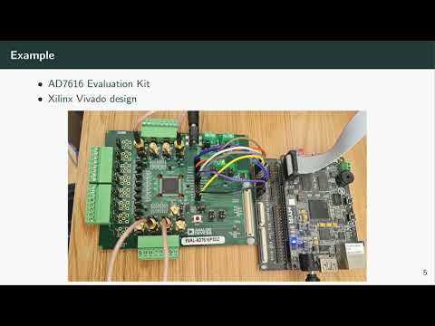 FPGA interfacing to Analog Devices ad7616 device