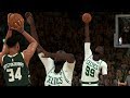 NBA 2K20 Tacko Fall My Career - Palm Blocked Giannis!