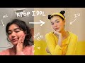 transforming myself into KPOP IDOLS✨ (IU, HyunA, BlackPink Jennie) ft. O-LENS