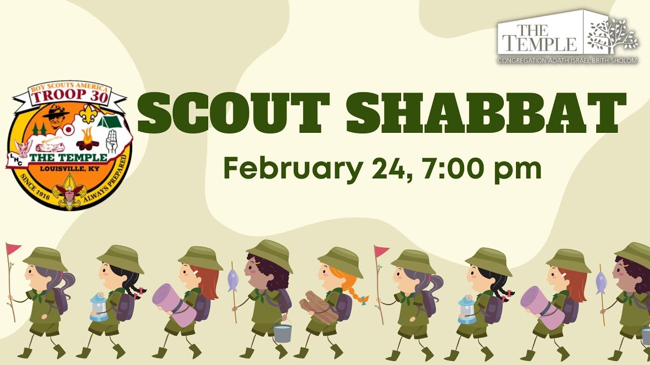 Scout Shabbat February 24 YouTube