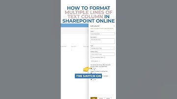 Format "Multiple lines of text" Column in SharePoint