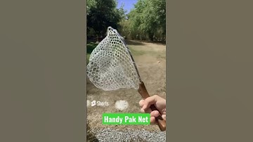 My new Handy Pak Net for my trout fishing!  Works great, might need help repacking 😄 #handypaknet