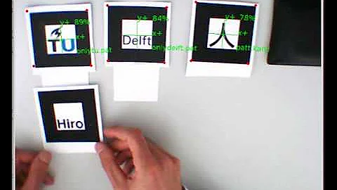 Multiple augmented reality marker tracking  with processing and nyartoolkit (1/2)