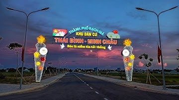 FLYCAM | CẬN CẢNH KHU DÂN CƯ THÁI BÌNH-MINH CHÂU, TP RẠCH GIÁ, KIÊN GIANG