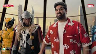 Why Youve Never Seen Super Heroes Eat A Cream Biscuit Jim Jam Featuring Marvel Kannada 25S