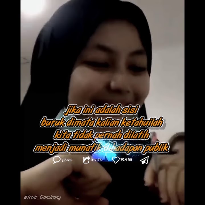 Story WA viral cewek merokok.