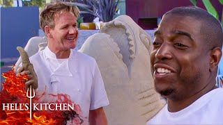 "My Job is BEACH" Gord-Ken Ramsay's Beachside Chaos Playing The Blame Game On Raw Rack Of Lamb Hell S Kitchen