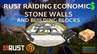 Rust Raiding Economics - Stone walls and building blocks