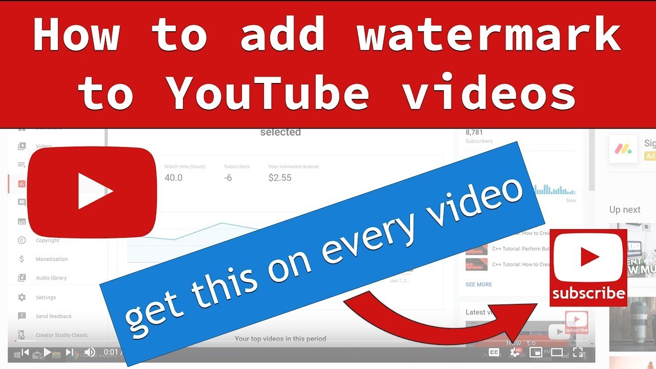 How To Create Youtube Branding Watermark For Your Channel 2020