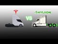 Hyliion Trucks vs Tesla Trucks.  Why I hold Hyliion Shares