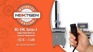 NG-EML Series A UTM | Installation, Setup \u0026 Bending Test Procedure | Up to 5 kN