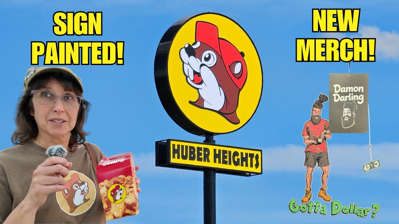 OHIO'S FIRST BUC-EE'S BIG UPDATE! Painted 125 FT Sign + NEW Damon