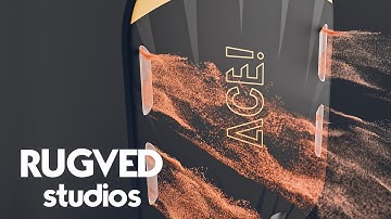 High Performance Pickleball Paddle CGI with Aerodynamic Simulation in Blender