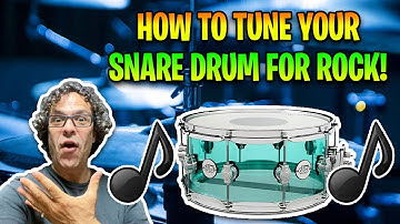 How To Tune Your Snare Drum For Rock: FREE Drum Lesson (Paul Monroe)