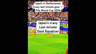 Netherlands vs Japan 2-2, INSANE Late Comeback! Kamada Header Stuns Dutch|World Cup 2026 Highlights