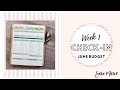 Week 1 Check In | June 2022 Budget | Sara Marie Stickers |