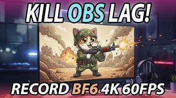OBS defaults are 🙀BROKEN🙀 for recording 4K 60fps. Here