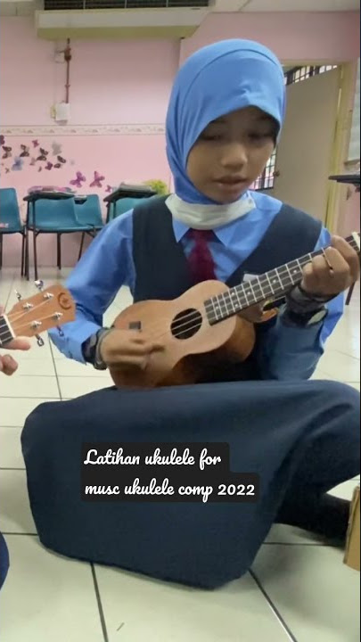 Najwa Latif cinta muka buku ukulele cover-Ukulele skdk2 practice session