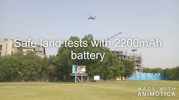 Testing Custom Motor Fail Safe Mode for Drones. FAIL!